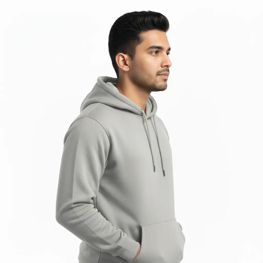 Premium Ash Hoodie - Image 3