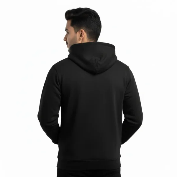 Premium Black Hoodie - Image 2