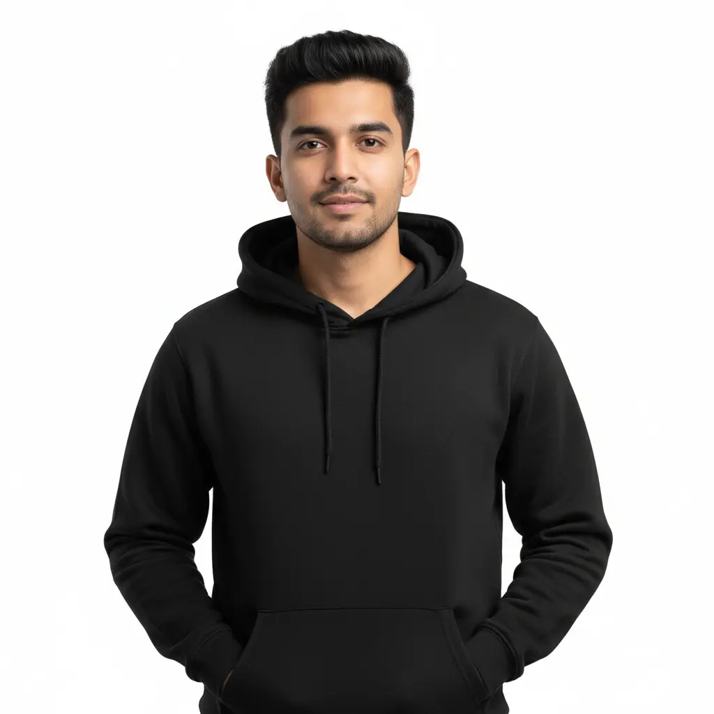 Premium Black Hoodie