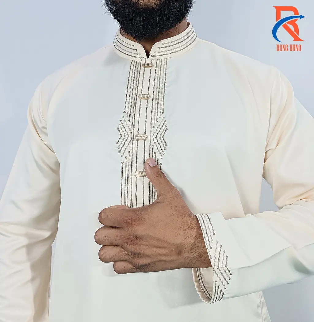 China Cotton Panjabi Close Shot